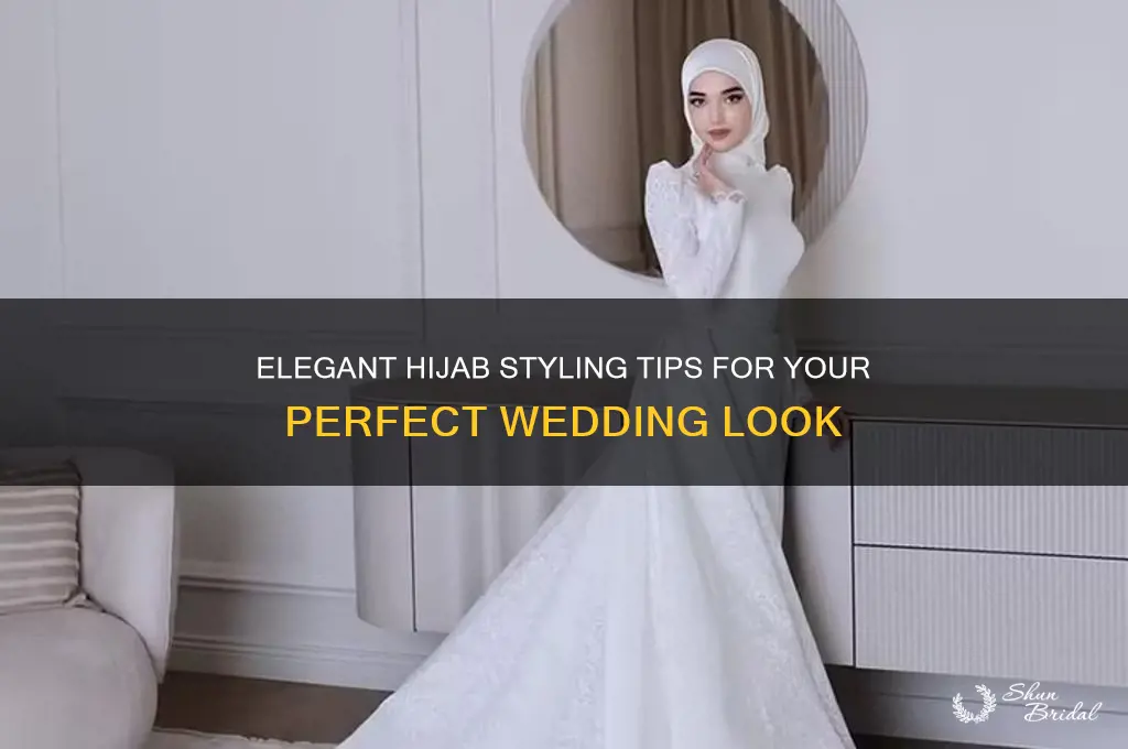 how to style hijab for wedding