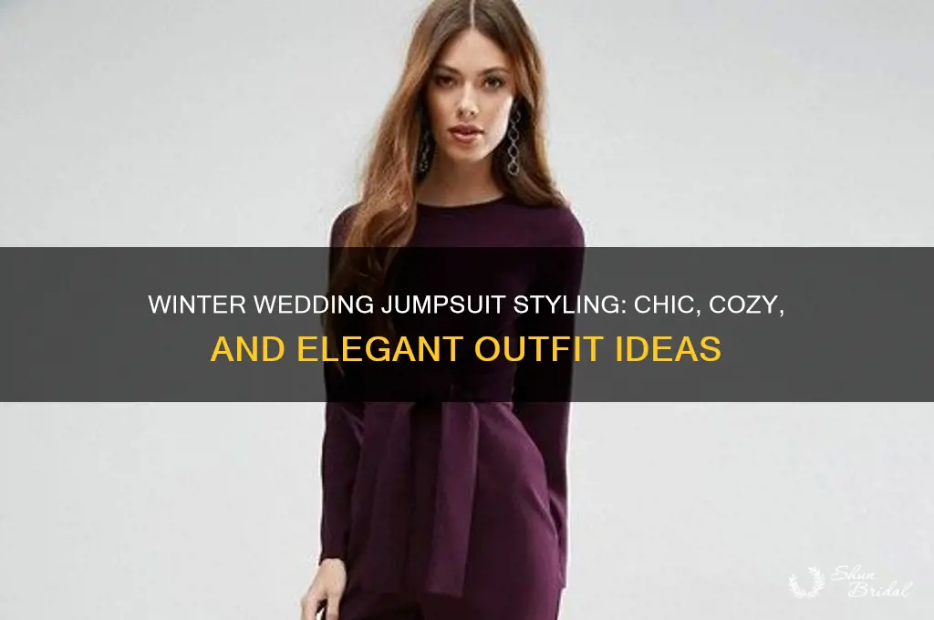 how to style jumpsuit for a winter wedding