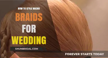 Elegant Micro Braids Wedding Hairstyles: Tips for Styling Your Look
