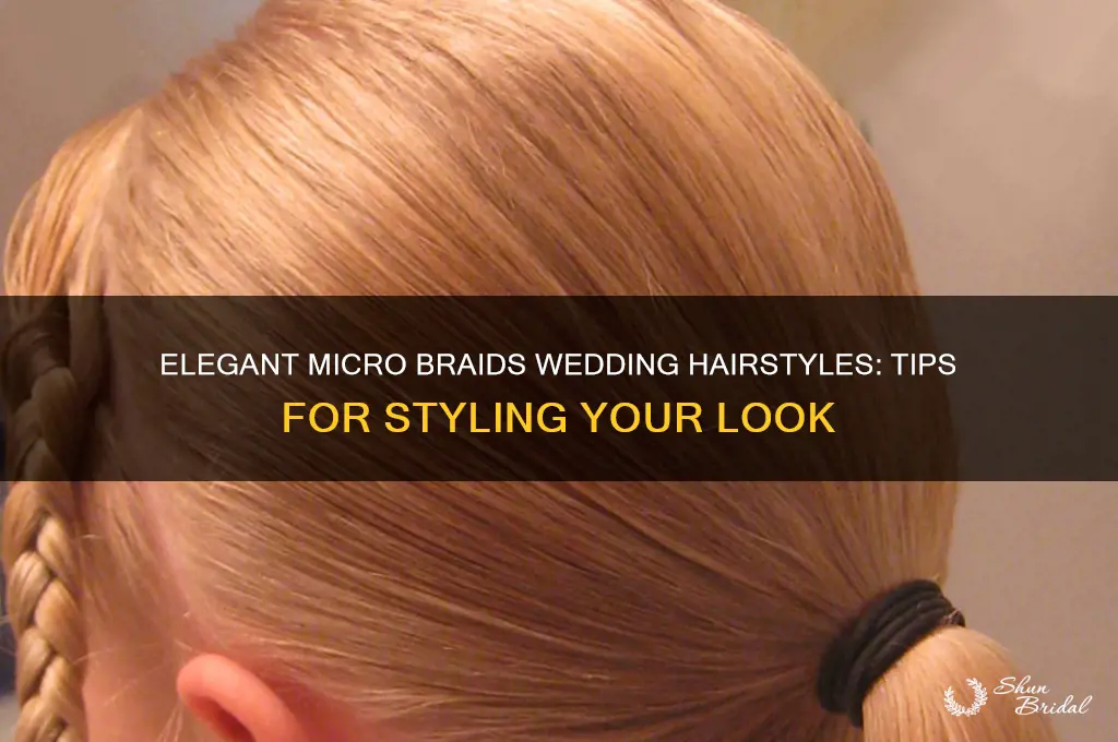 how to style micro braids for wedding