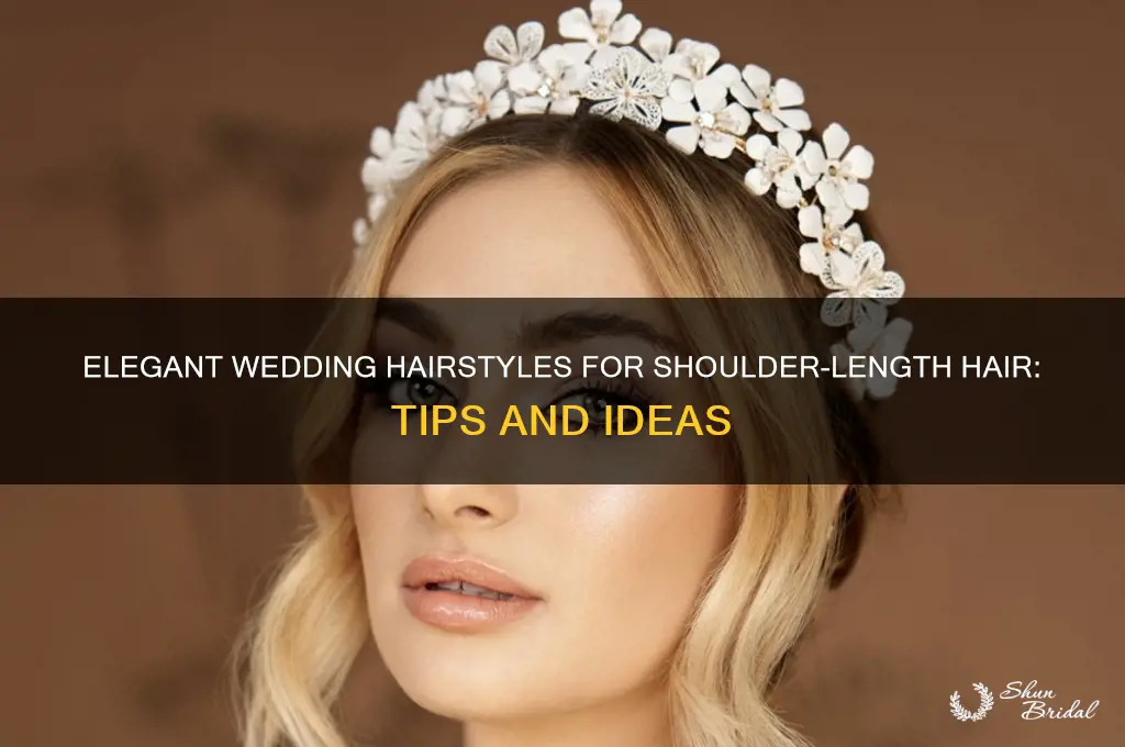 how to style my shoulder length hair for a wedding