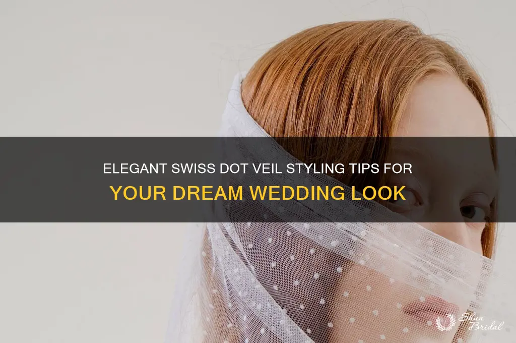 how to style swiss dot wedding veil