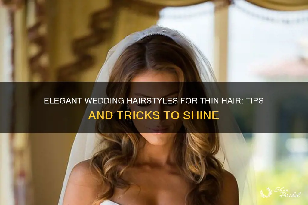 how to style thin hair for a wedding