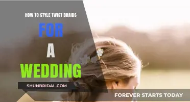 Elegant Twist Braid Styles for Your Wedding Day Look