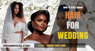 Elegant Wedding Hairstyles: Styling Virgin Hair for Your Special Day