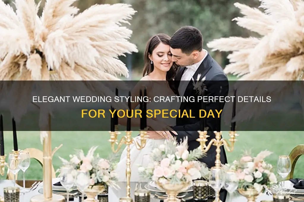 how to style wedding details