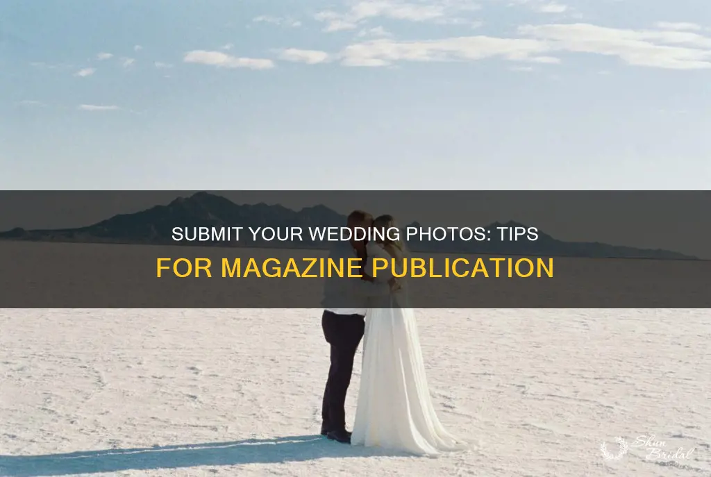 how to submit a photo to a wedding magazine
