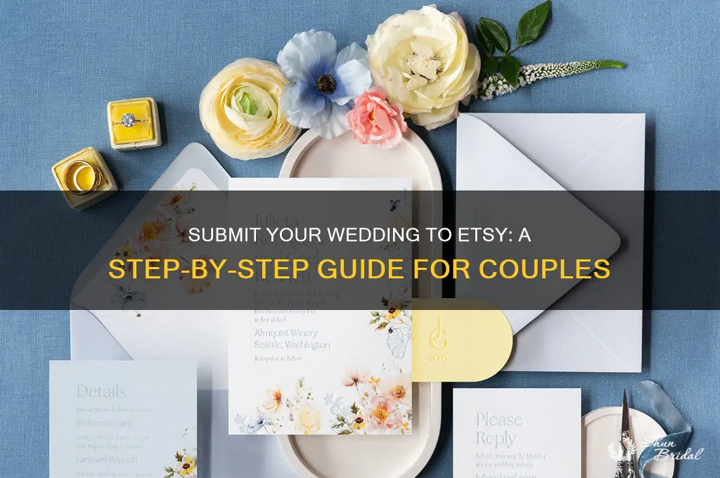 how to submit a wedding to etsy