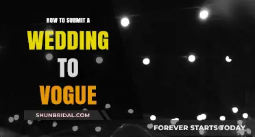 How to Submit Your Dream Wedding to Vogue Magazine