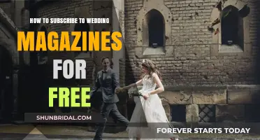 Free Wedding Magazine Subscriptions: Tips to Save on Planning Inspiration