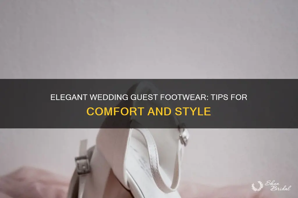 how to suggest footware for wedding guests