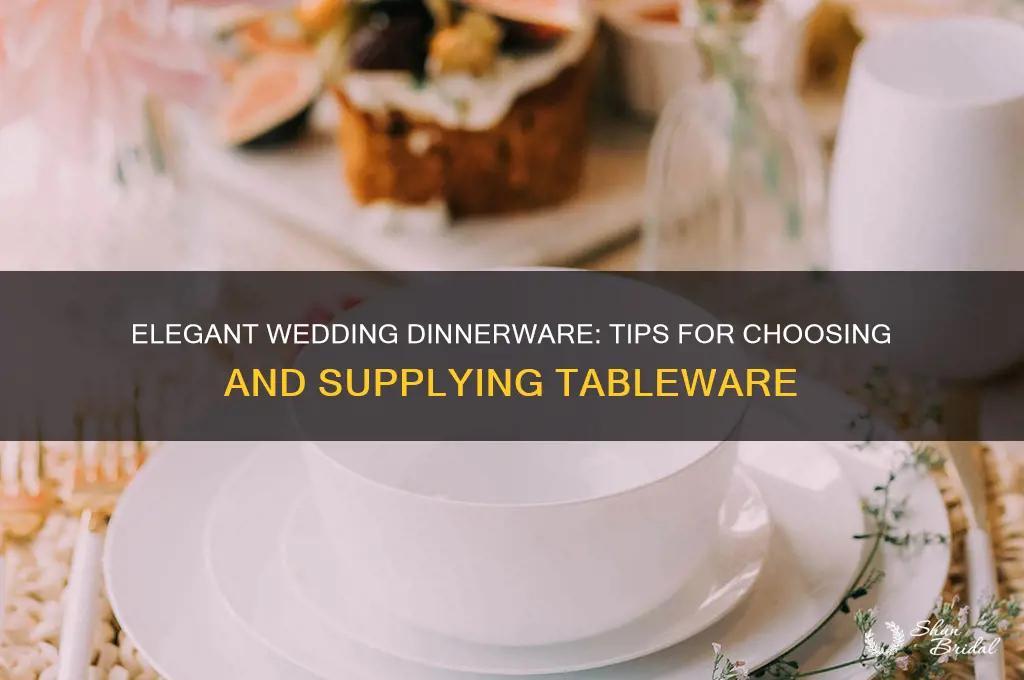 how to supply dinnerware for wedding