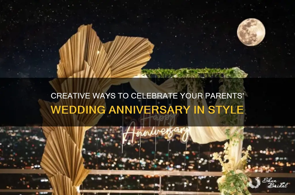 how to surprise parents on their wedding anniversary