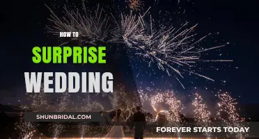 Creative Tips for Planning a Memorable Surprise Wedding Celebration
