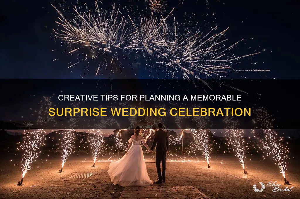 how to surprise wedding