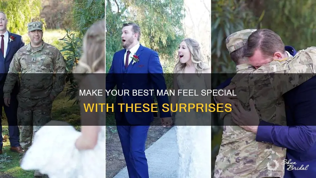 how to surprise your best man