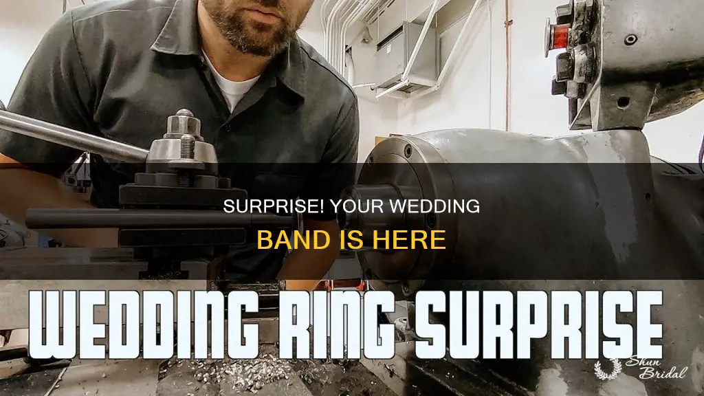 how to surprise your fiance with his wedding band