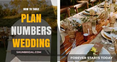 The Ultimate Guide to Planning Your Wedding Table Numbers