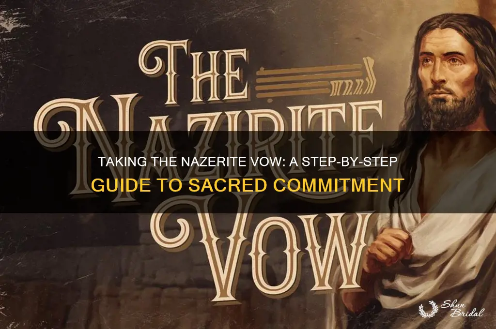 how to take a nazerite vow