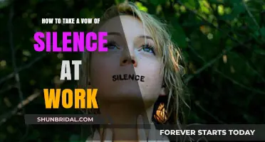 Mastering Workplace Silence: A Guide to Taking a Vow of Silence at Work