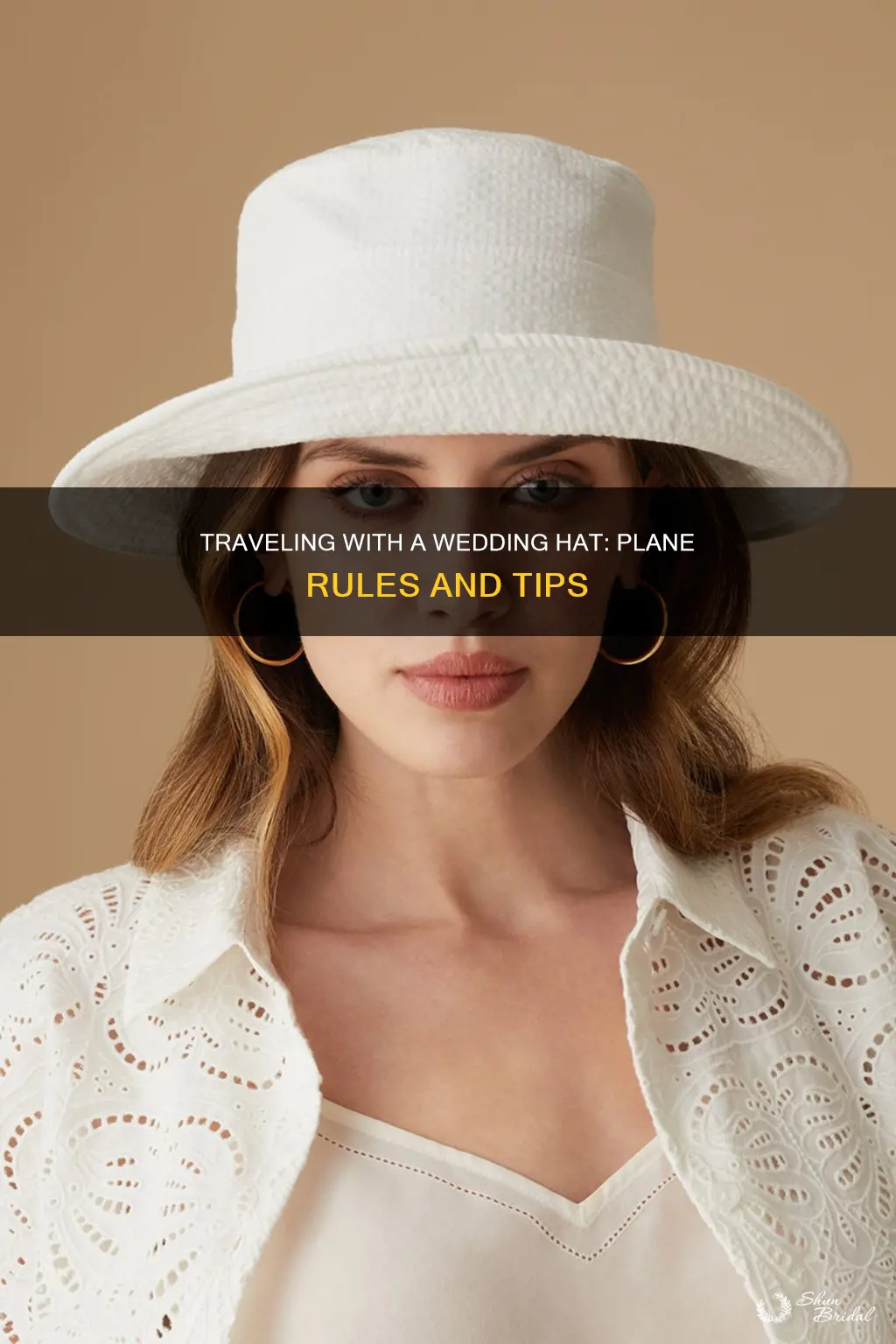 how to take a wedding hat on a plane