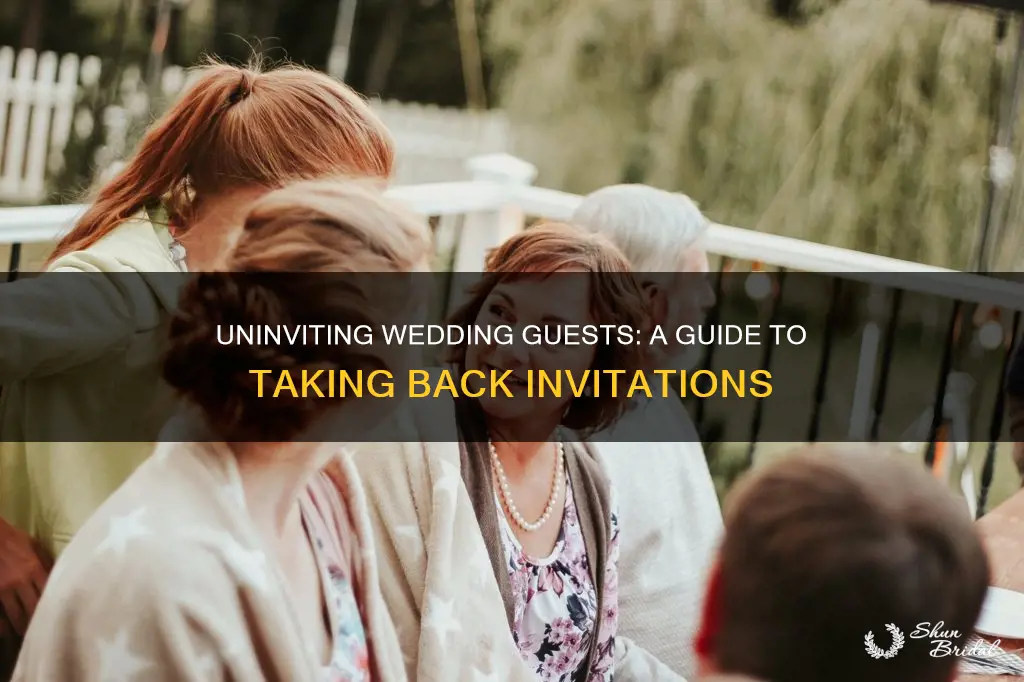 how to take back a wedding invitation