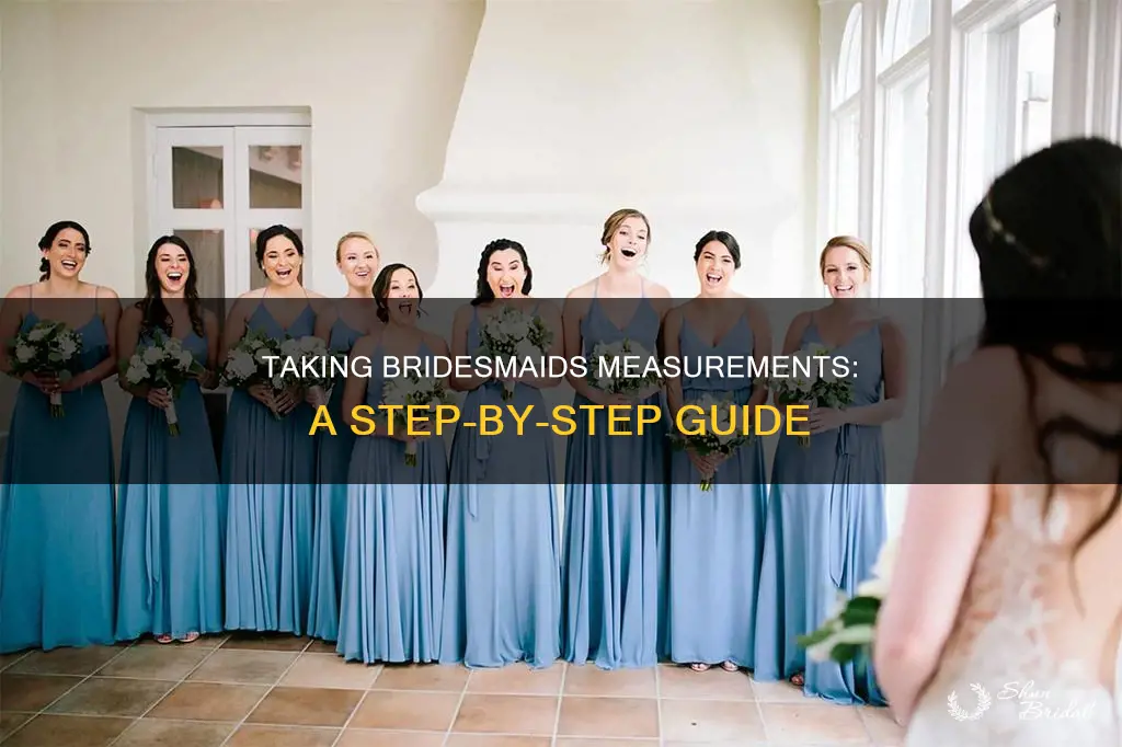 how to take bridesmaids measurements