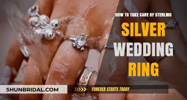 Caring for Your Sterling Silver Wedding Ring