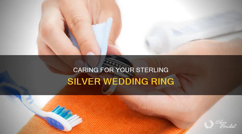 how to take care of sterling silver wedding ring