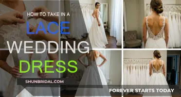 The Perfect Fit: Taking In a Lace Wedding Dress