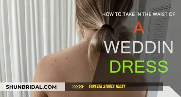 Altering Your Wedding Dress: Taking in the Waist