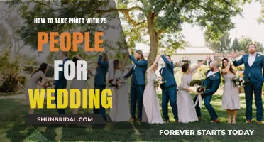 Capturing the Perfect Wedding Photo with 75 Guests