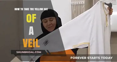 Removing Yellow Stains: A Guide to Restoring Your Veil's Whiteness