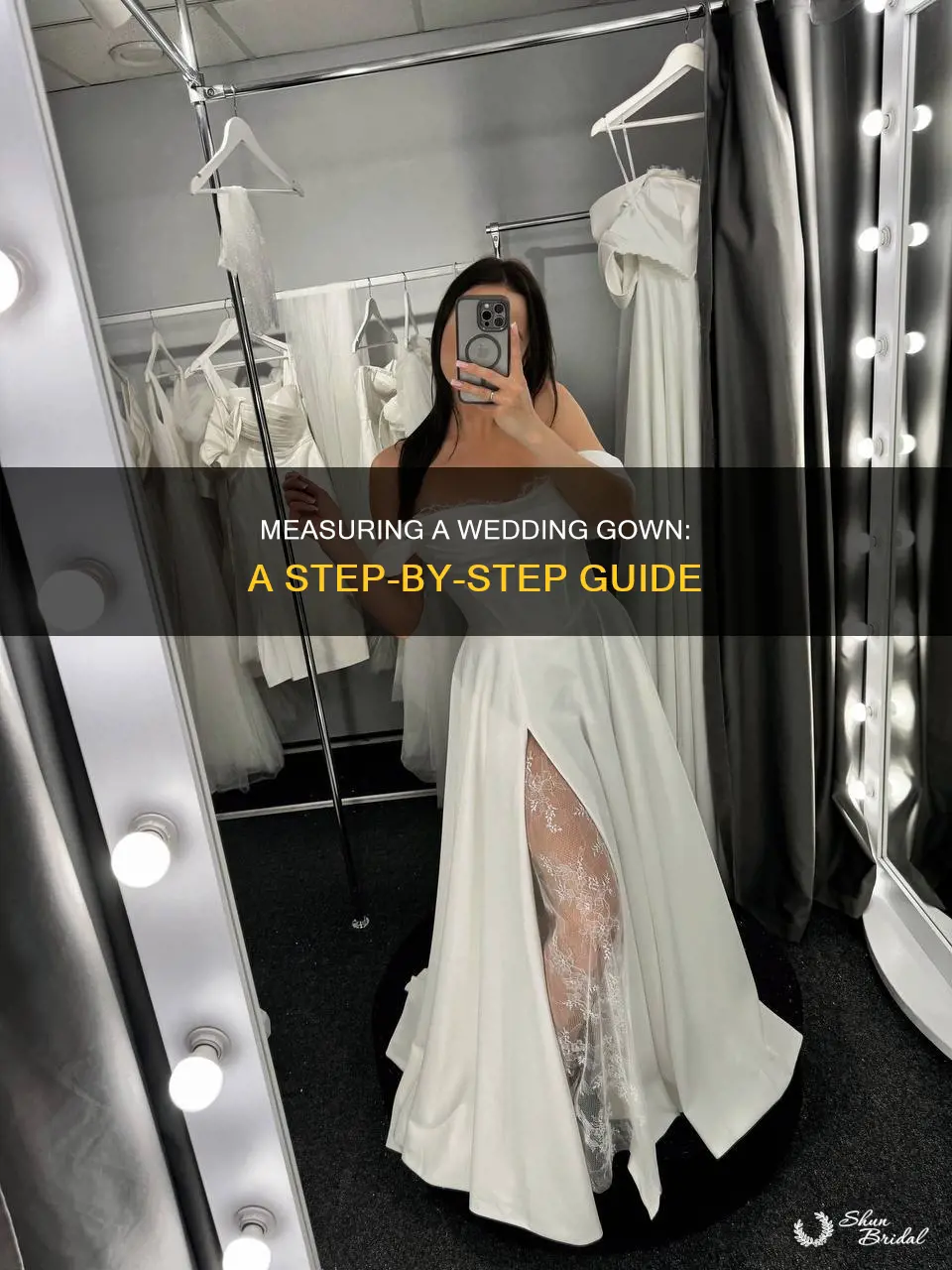 how to take wedding dress measurements