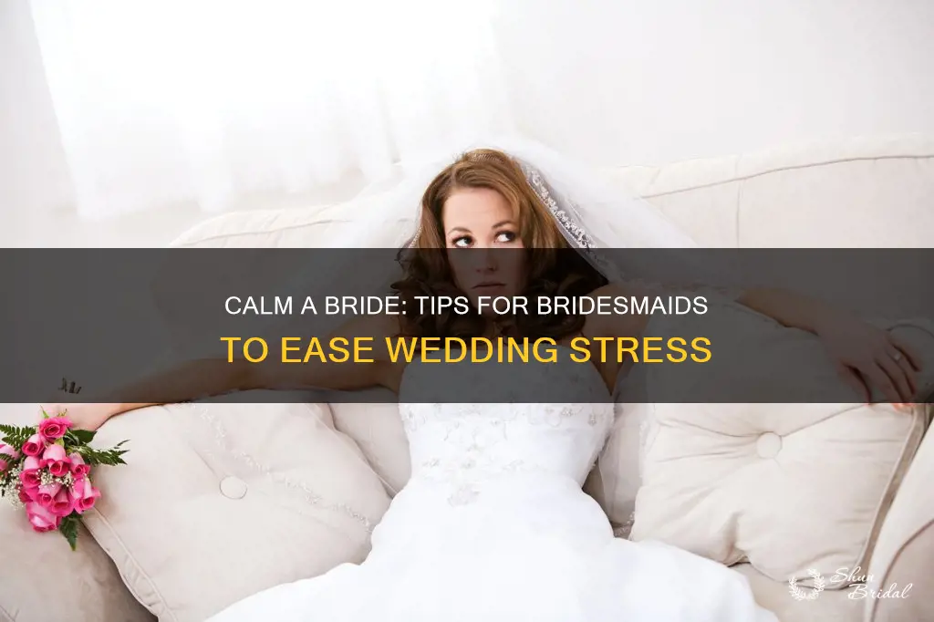 how to talk wedding stress with bridesmaids