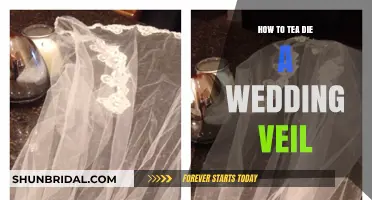 Elegant DIY Tea Dyeing: Transforming Your Wedding Veil with Vintage Charm