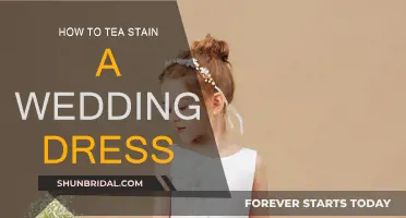 Tea-Staining Your Wedding Dress: A Step-by-Step Guide