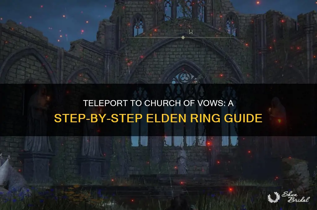 how to teleport to church of vows