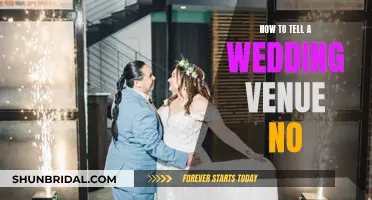 Declining a Wedding Venue: Kindly Saying No