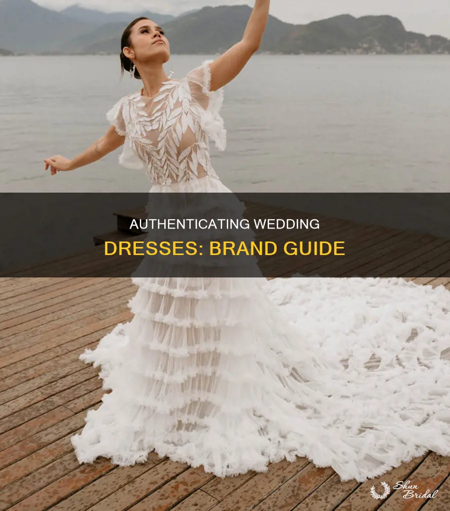 how to tell brand wedding dress