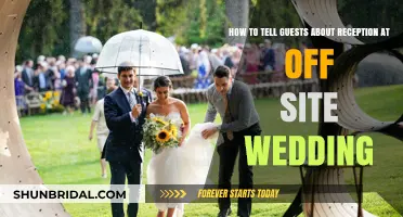 Informing Guests About Your Off-Site Wedding Reception
