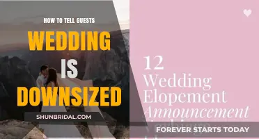 Downsizing Your Wedding: Gracefully Informing Guests of the Change