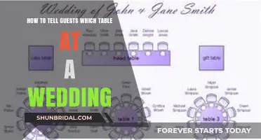 Creative Ways to Guide Wedding Guests to Their Assigned Tables