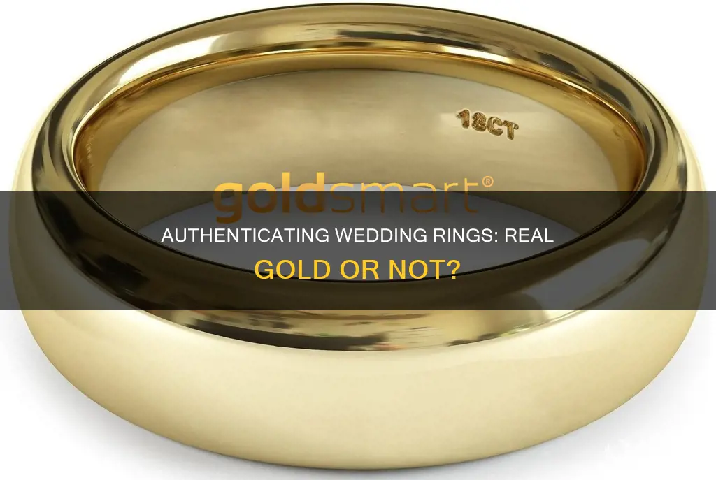 how to tell if a wedding ring is real gold