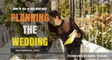 Signs Your Partner Needs Your Help Planning the Wedding