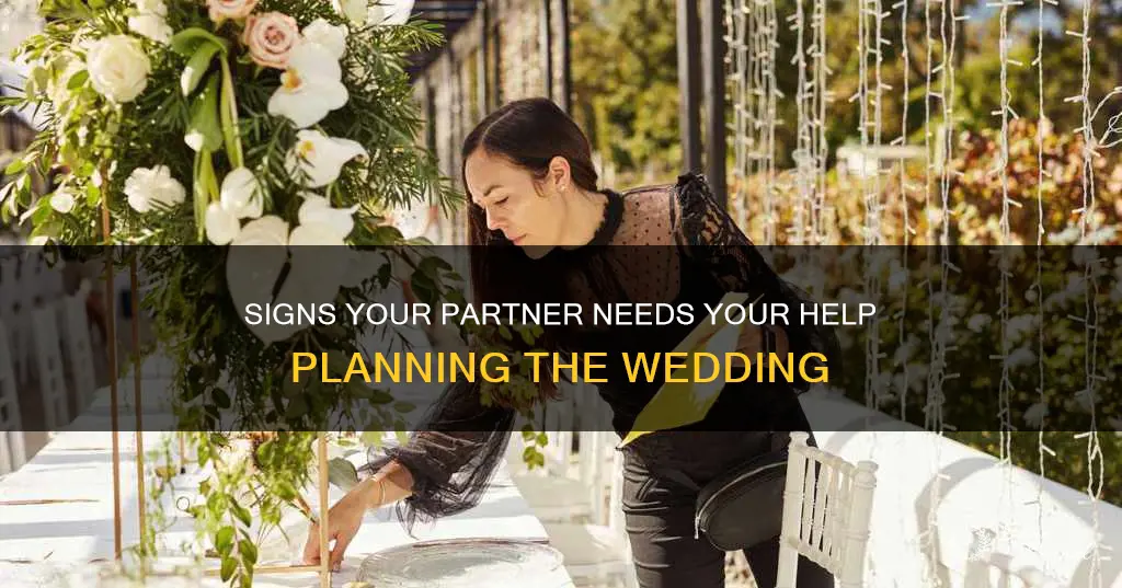 how to tell if they need help planning the wedding