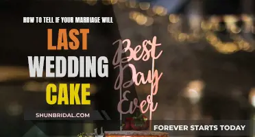 Will Your Marriage Last? The Wedding Cake Test