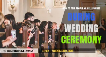 Unplugged Vows: How to Politely Request a Phone-Free Wedding Ceremony