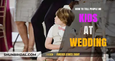 Intimate Celebrations: Gracefully Declaring a Child-Free Wedding to Guests
