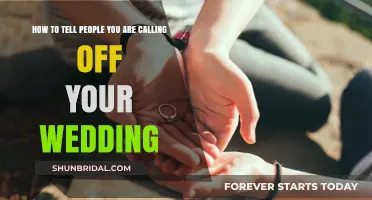 Calling Off Your Wedding: A Guide to Breaking the News Gently